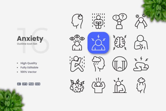 Anxiety Icons Review for Embroidery Projects