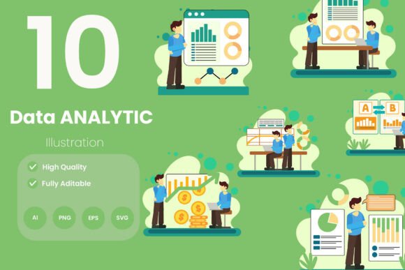 Data Analytic for Business Illustration Graphics